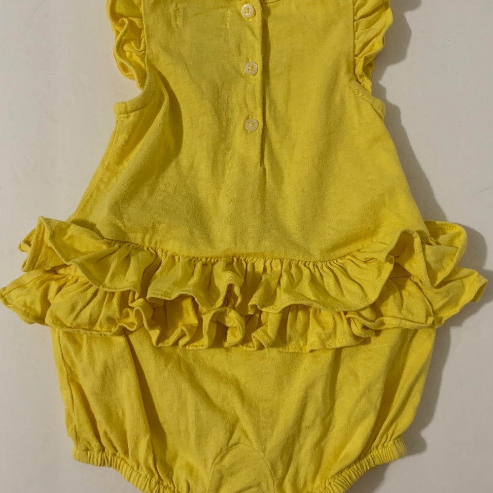 Baby Ralph Lauren Ruffle Onesie  3 M - Picture 3 of 3